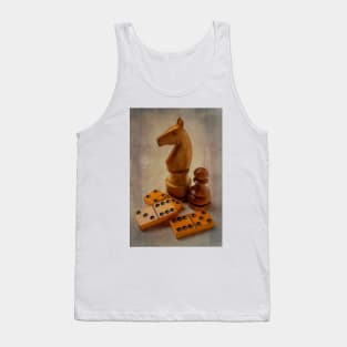 Chessmen And Dominos Tank Top